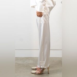 Silk cargo pants from Anae!